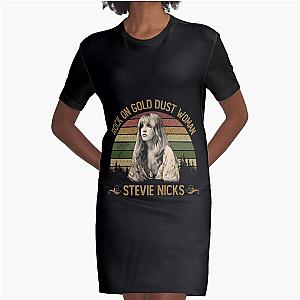 Stevie Nicks Portrait Graphic T-Shirt Dress