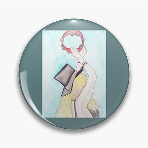 Stevie Nicks Watercolor Pin