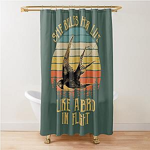 Stevie Nicks She Rules Her Life Like A Bird In Flight Vintage  Shower Curtain