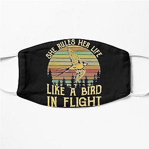 Stevie Nicks Vintage Rock Band Stevie-Nicks She Rules Her Life Like A Bird In Flight Flat Mask