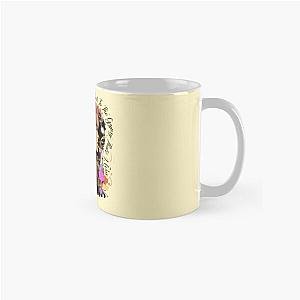 Vintage Stevie Nicks design with wildflower Gypsy That I was  Classic Mug