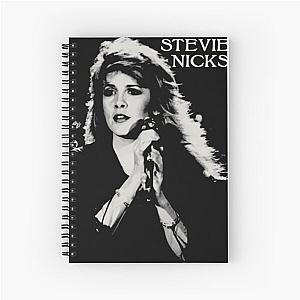 Stevie Silhouette - Stevie Nicks Spiral Notebook