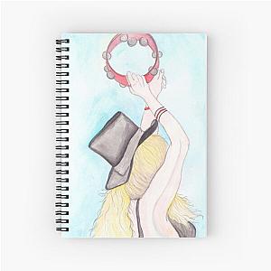 Stevie Nicks Watercolor Spiral Notebook