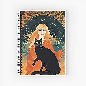 Stevie Nicks Cat Woman Spiral Notebook