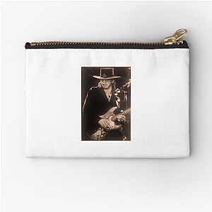 Stevie Ray Vaughan The Legend Lives On Stevie Ray Vaughan Zipper Pouches
