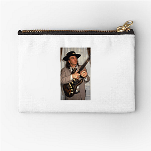 Stevie Vaughan Electric Blues King Stevie Ray Vaughan Zipper Pouches