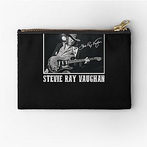 Guitarist Blues Man Vaughan 70s Zipper Pouch