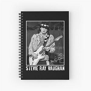 Retro Style Stevie Ray Vaughan Spiral Notebook