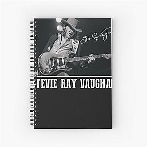 Guitarist Blues Man Vaughan 70s Spiral Notebook