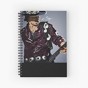 Stevie Ray-Vaughan art Spiral Notebook