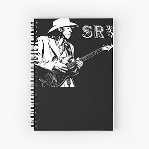 Guitarist Blues Man Vaughan 70s Spiral Notebook