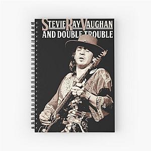 Guitarist Blues Man Vaughan 70s Spiral Notebook