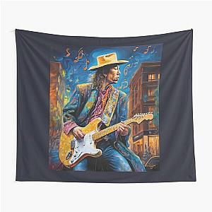 "Melodic Colors: Stevie Ray Vaughan" Tapestry