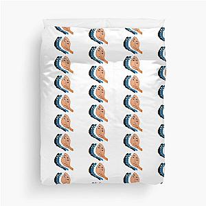 Wolfcat Still Woozy Duvet Cover