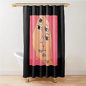 Still Woozy - Wolfcat Shower Curtain