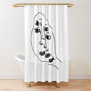 Still Woozy Musician  Shower Curtain