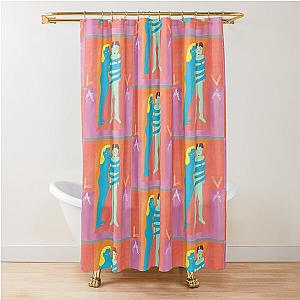 Cooks still woozy lava Shower Curtain