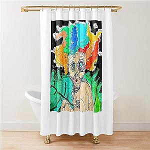 Still Woozy Musician  album Cover Gif Shower Curtain