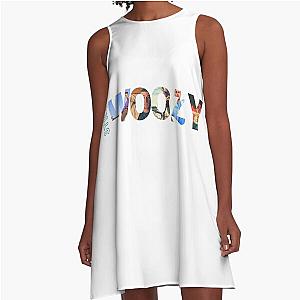 still woozy t shirt - sticker A-Line Dress