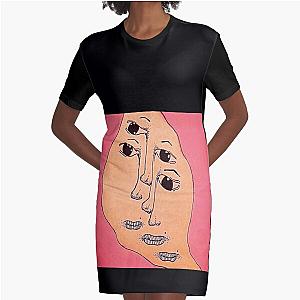 Still Woozy - Wolfcat Graphic T-Shirt Dress