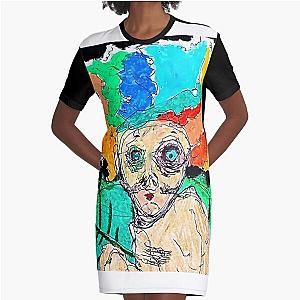 Goodie Bag - Still Woozy Album Cover Graphic T-Shirt Dress