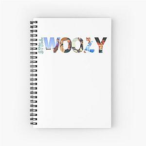 still woozy t shirt - sticker Spiral Notebook