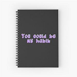 Habit Lyrics - Still Woozy Spiral Notebook