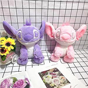 25cm Disney Pink and Purple Stitch Plush Toys