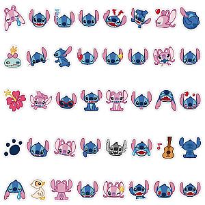 Disney Blue Alien Monster Stitch Cartoon Sticker