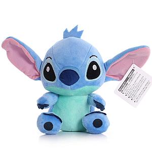 20 cm Disney Cartoon Blue Pink Stitch Stuffed Animal Toy
