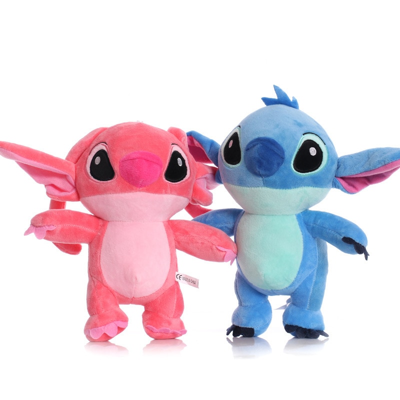 20 cm Disney Cartoon Blue Pink Stitch Stuffed Animal Toy | Stitch Plush ...