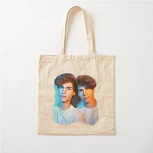 Alan and Alex Stokes Twins Cotton Tote Bag