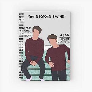 2 Halves of a Whole (The Stokes Twins) Spiral Notebook