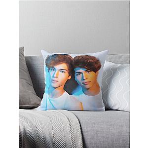 Alan and Alex Stokes Twins Throw Pillow