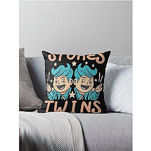 Stokes Twins Throw Pillow