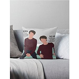 2 Halves of a Whole (The Stokes Twins) Throw Pillow