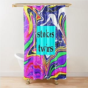 stokes twins Shower Curtain