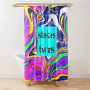stokes twins Shower Curtain