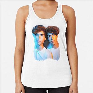 Alan and Alex Stokes Twins Racerback Tank Top