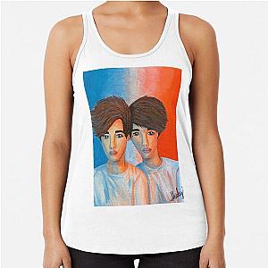 Stokes Twins Fan Art Racerback Tank Top