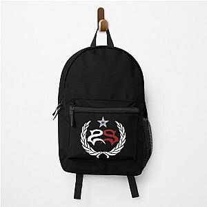 Black Red Design Heavy Metal Stone Sour Band Logo Backpack