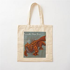 Amaretto Stone Sour Cocktail Dragon Cotton Tote Bag