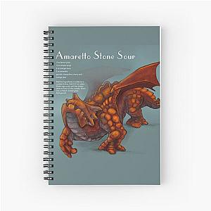 Amaretto Stone Sour Cocktail Dragon Spiral Notebook