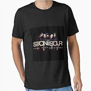 Wallpaper Stone Sour Band Logo Essential Genres Alternative Metal Hard Rock Heavy Metal T-Shirt
