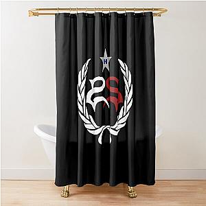 Black White Red Design Heavy Metal Stone Sour Band Logo Shower Curtain