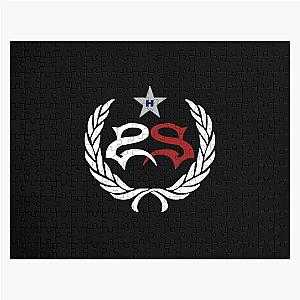 Black and Red Stone Sour Band Logo Jigsaw Puzzle