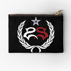 black white red design heavy metal stone sour band logo zipper pouch
