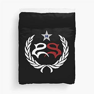 blackwhitereddesign heavy metal stone sour band logo Duvet Cover