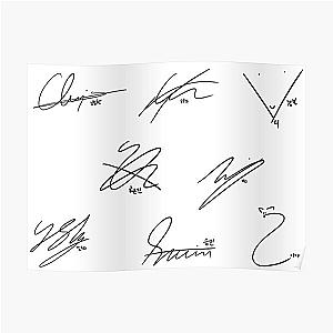 STRAY KIDS signatures Poster RB1608