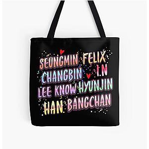 stray kids name All Over Print Tote Bag RB1608